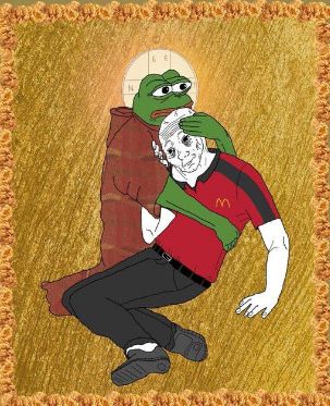 WOJAK FROG GOD