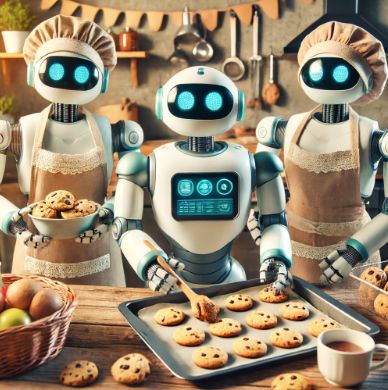 34_Friendly Robots Baking Cookies