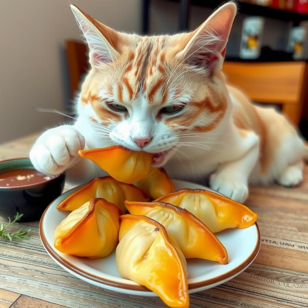 Greedy cat