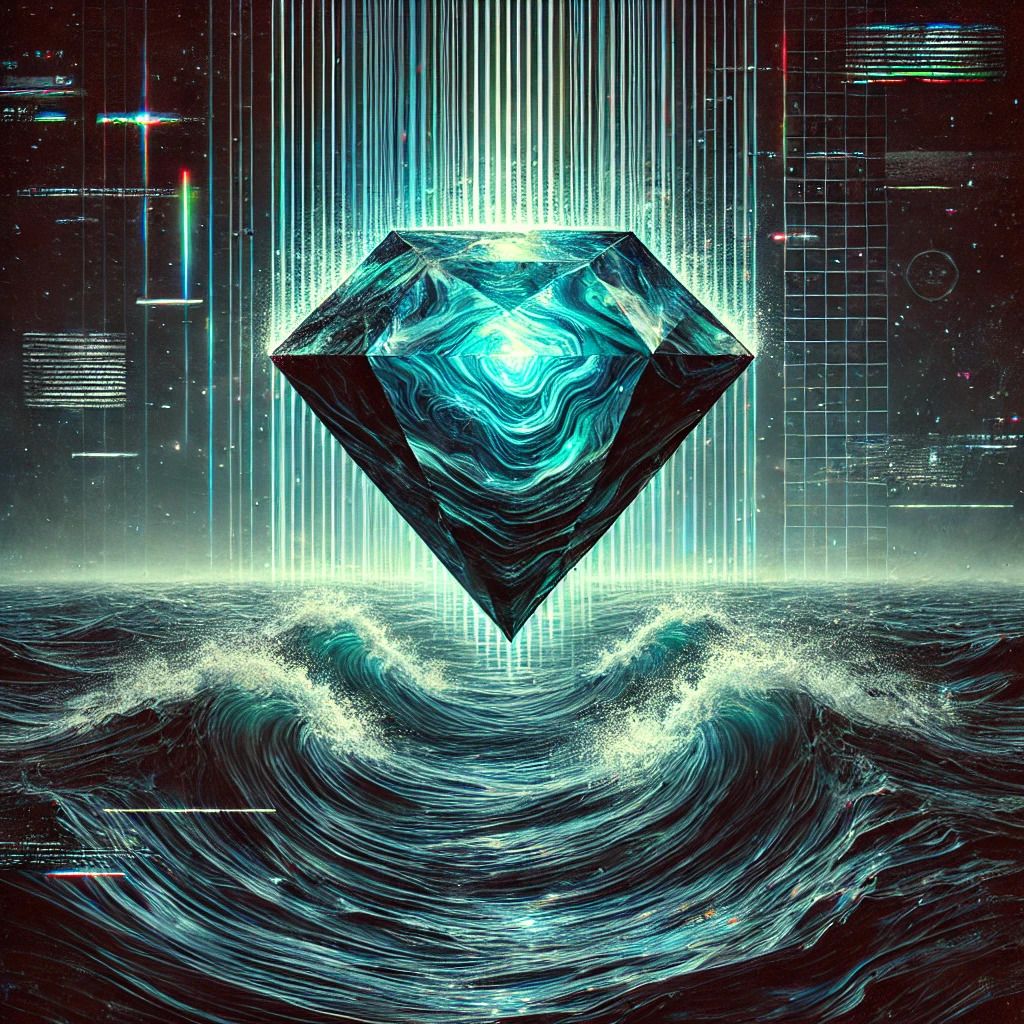 Glitch Diamond #008 : Heart of the Ocean