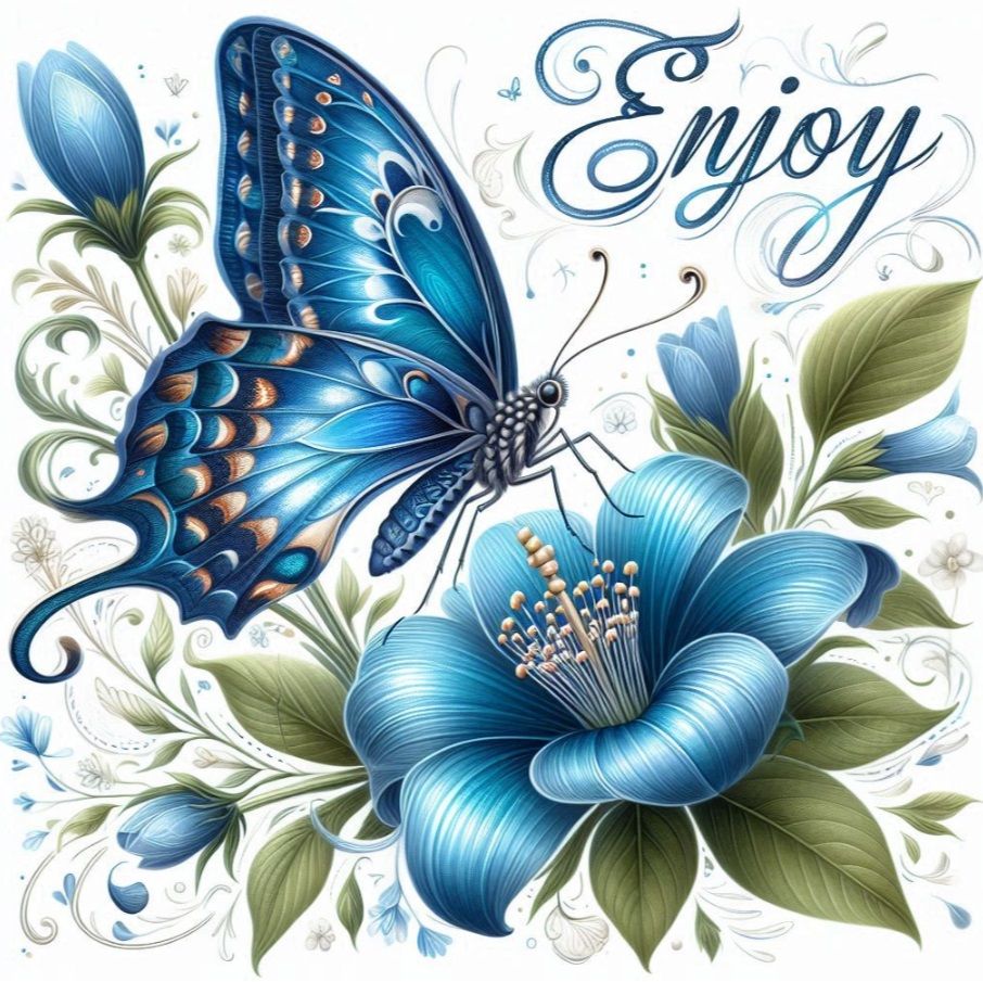 ENJOY butterfly