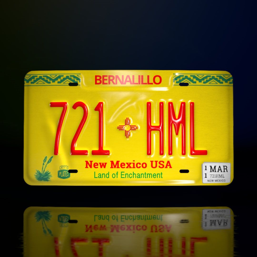 New Mexico | Crypto Plates USAa