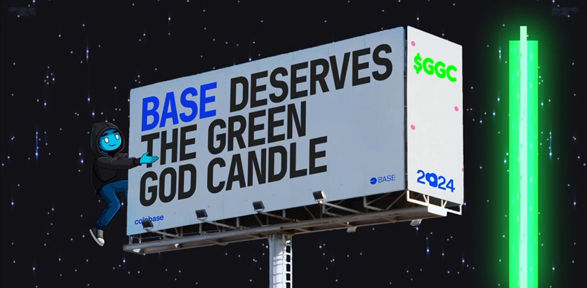 BASE ONCHAIN SUMMER NEEDS GREEN GOD CANDLES