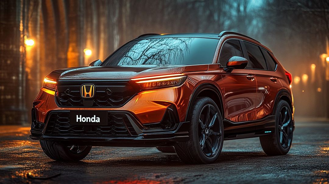 futuristic 2025 Honda CR-V