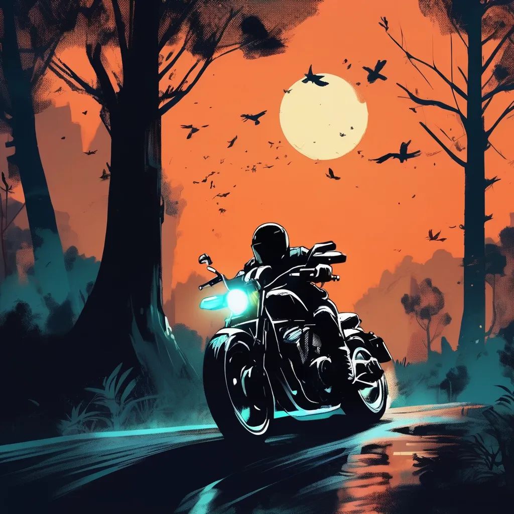 Night biker