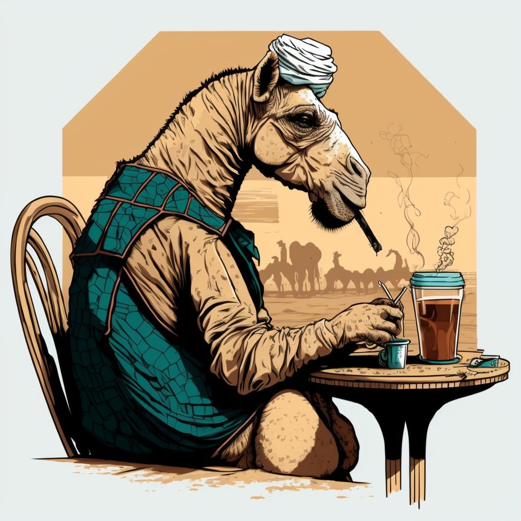 Chamo_a_good_looking_camel_playing_poker_and_drinking_coffee._m_293b480b-7457-40bb-a796-42b8d7b79bff