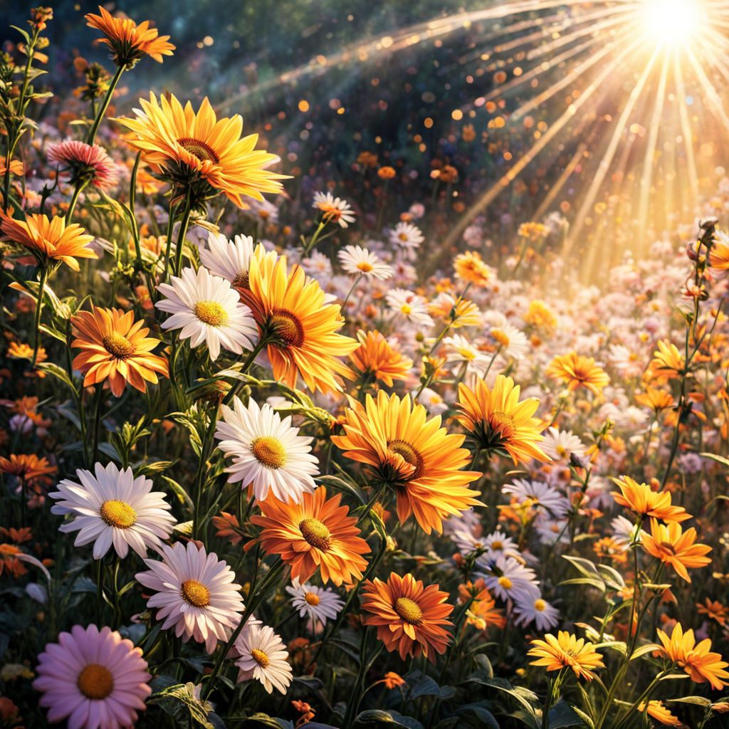 flowers-and-the-sun-mysterious