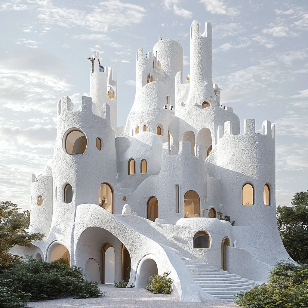 Gaudí Style Modern Castle