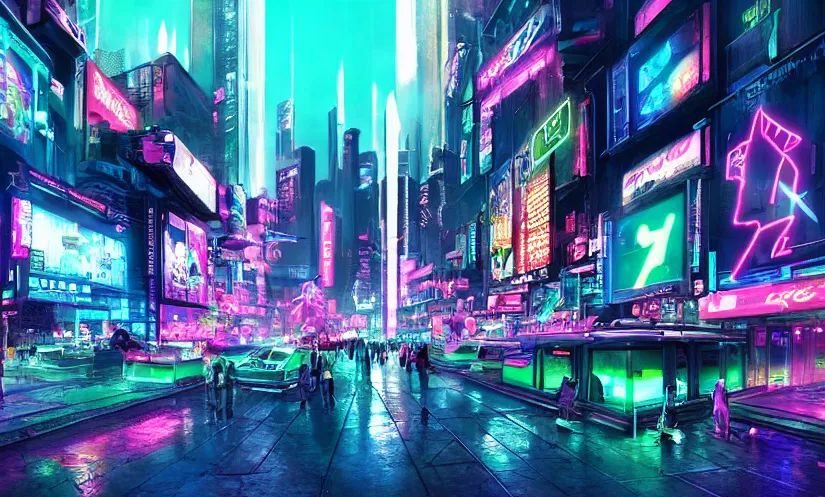 Cyberpunk city