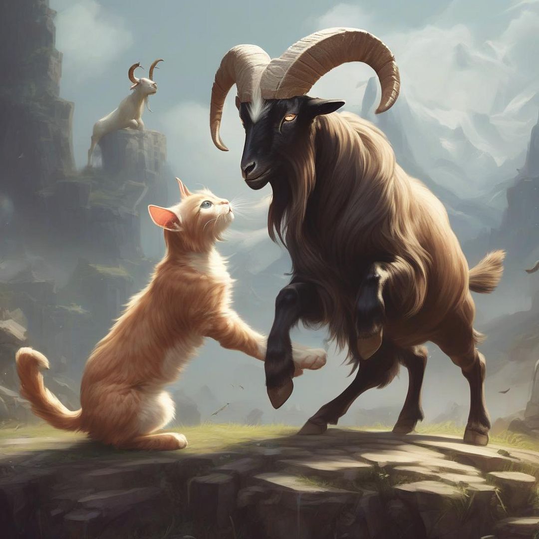 cat+goat