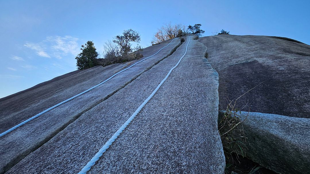 Suraksan Mountain's specialty, Train Rock! 241026 Uijeongbu, Gyeonggi Province, Korea