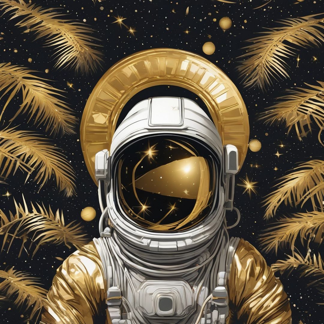 Gold astronaut