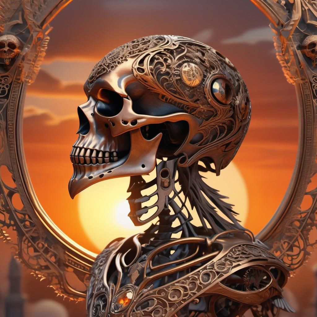 Bronze Skull