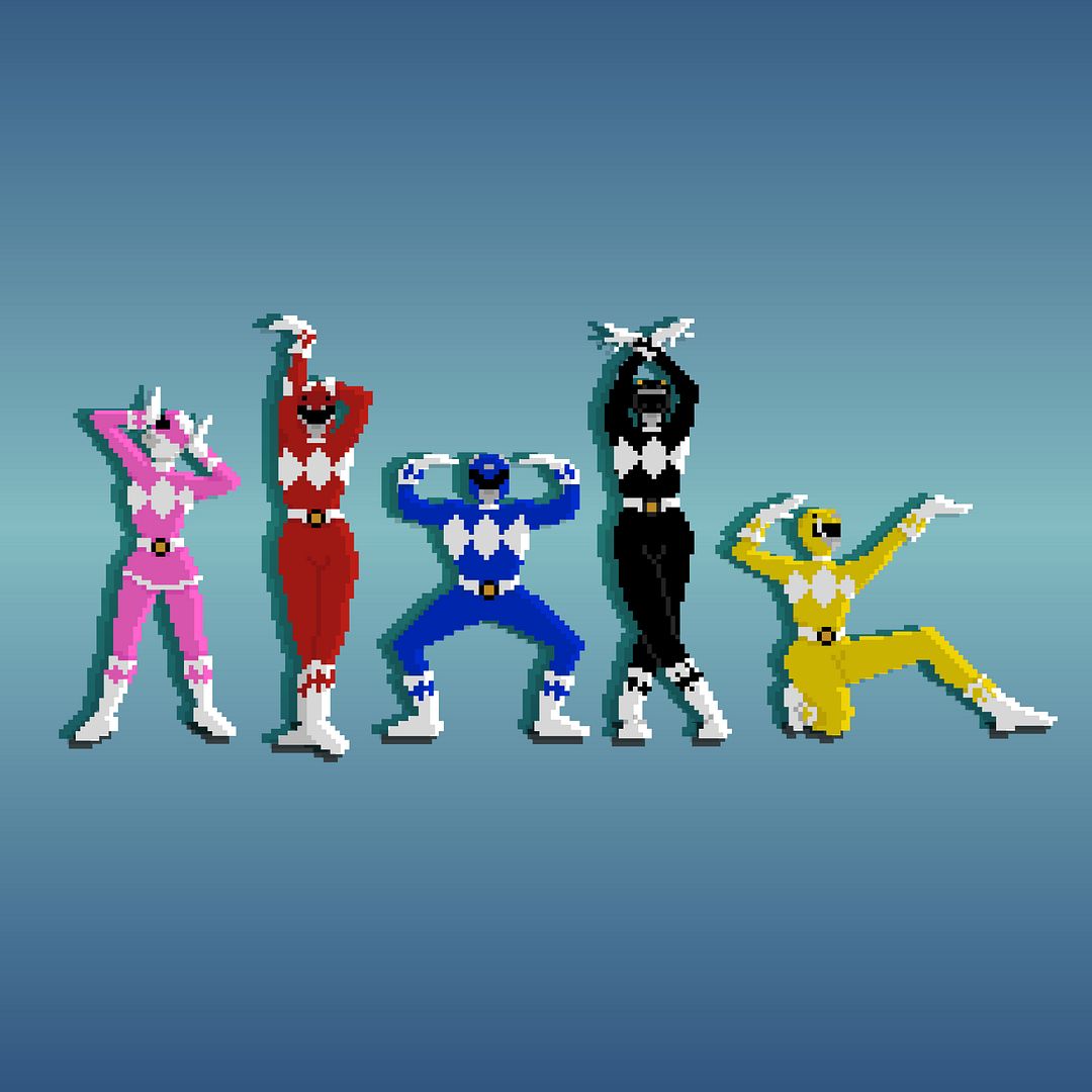 Mighty Voguing Power Rangers