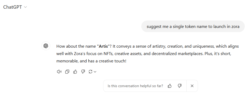 $ARTIS x $ZORA