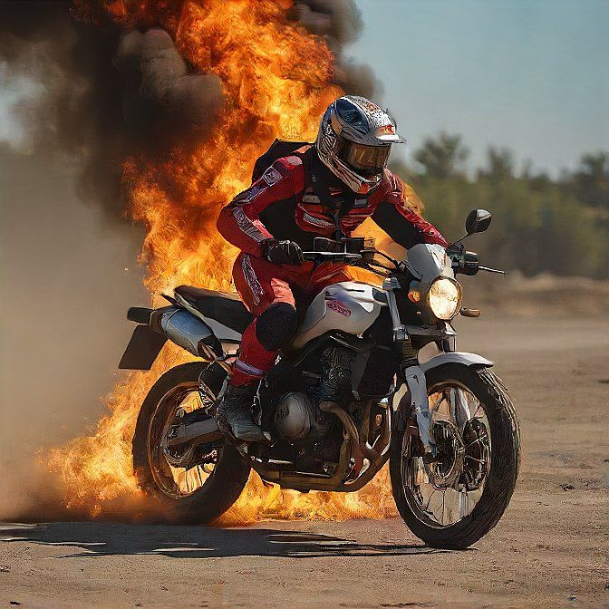 Moto Fire Man