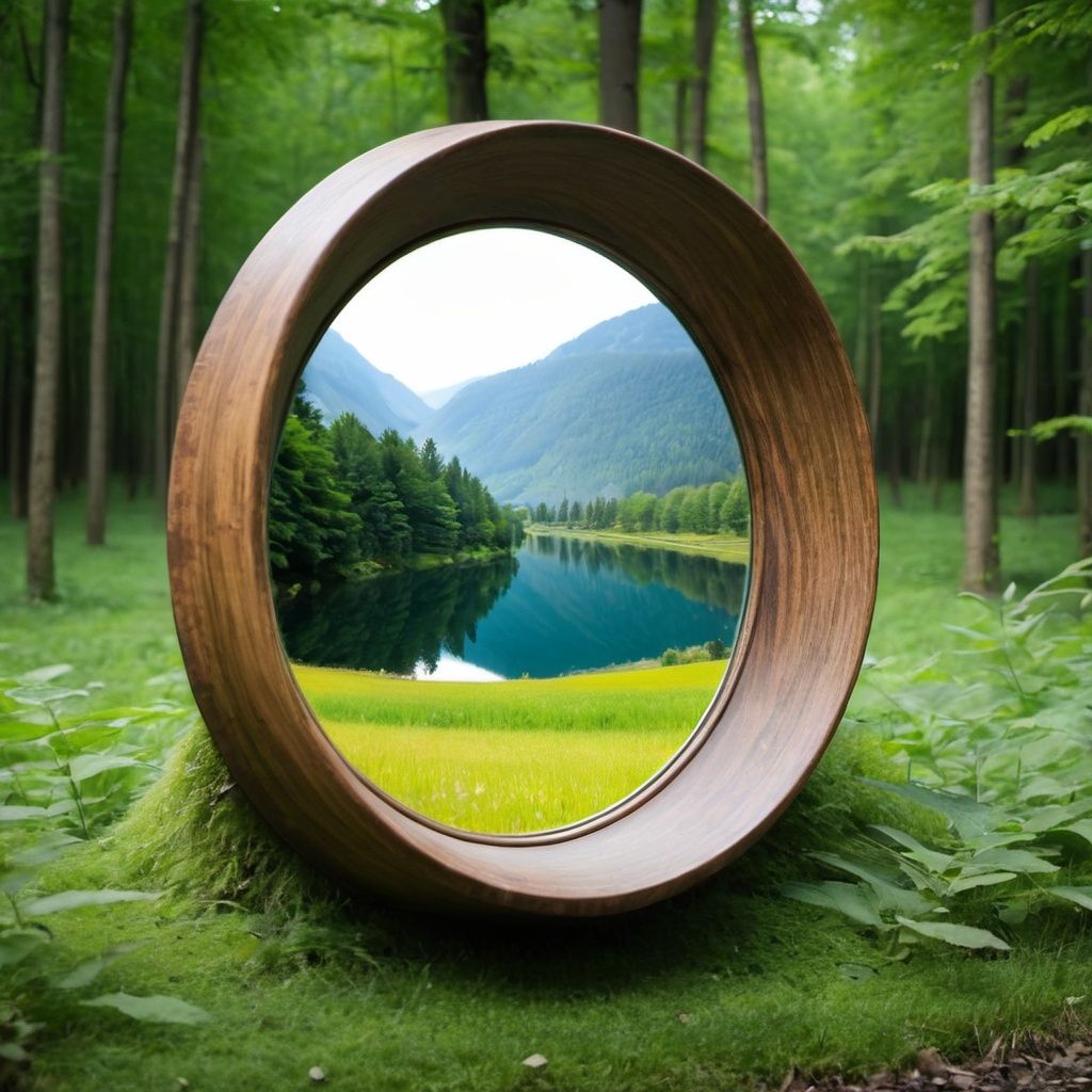 Mirror around nature