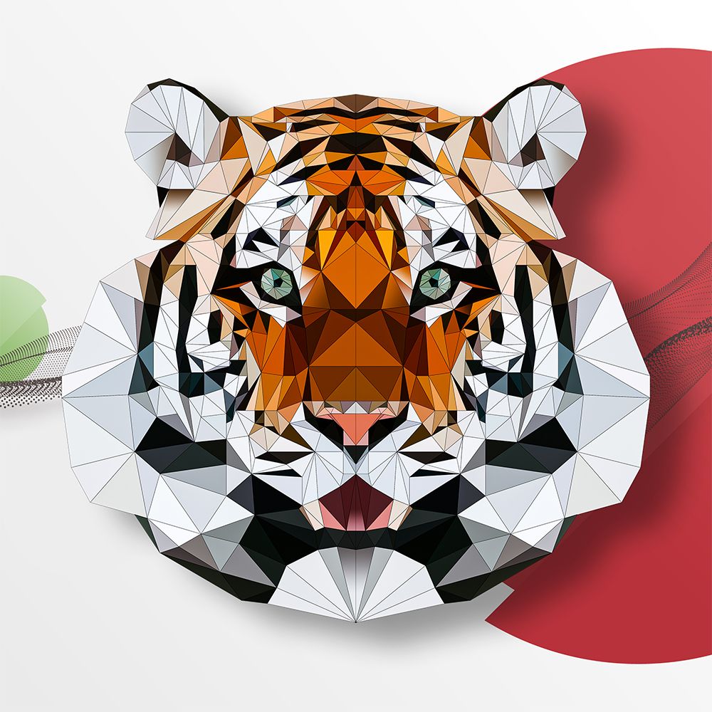 Geometric Tiger