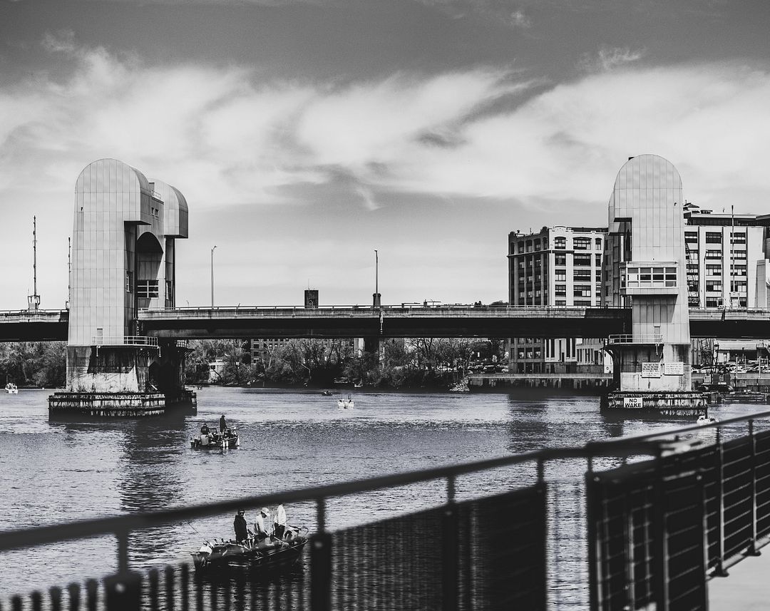 Collar City Bridge B&W