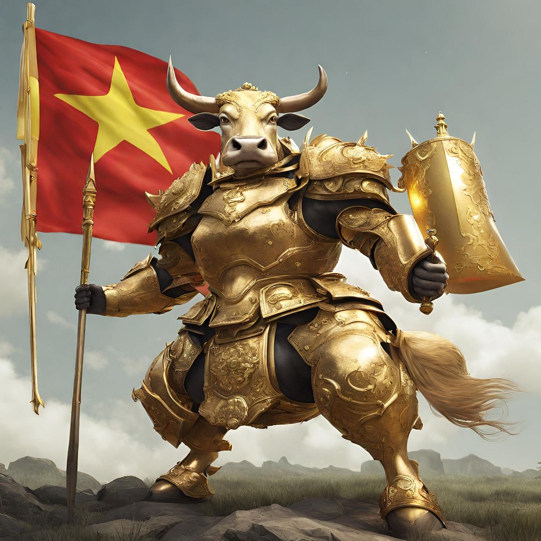 Cow Warrior Vietnam 5555