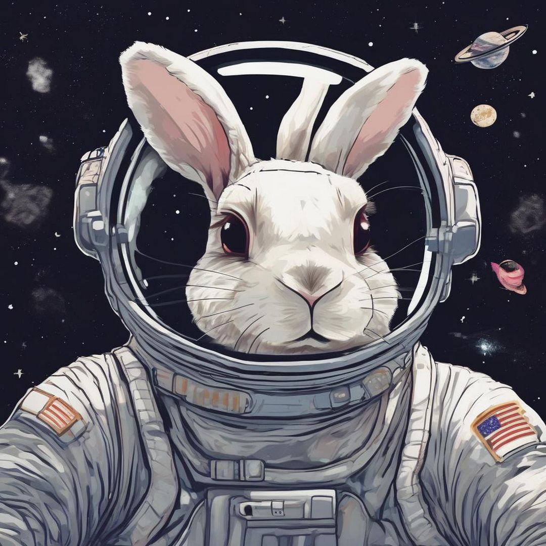 Bunny in space