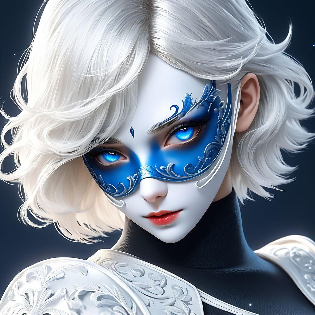 a-mysterious-girl-wearing-a-mask-with-short-white-hair-and-blue-eyes