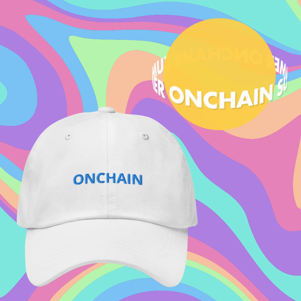 onchain hat - summertime blue