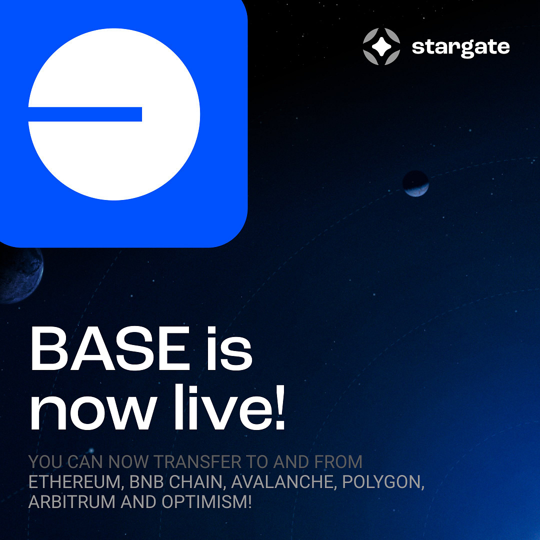 BASE is now live on Stargate!