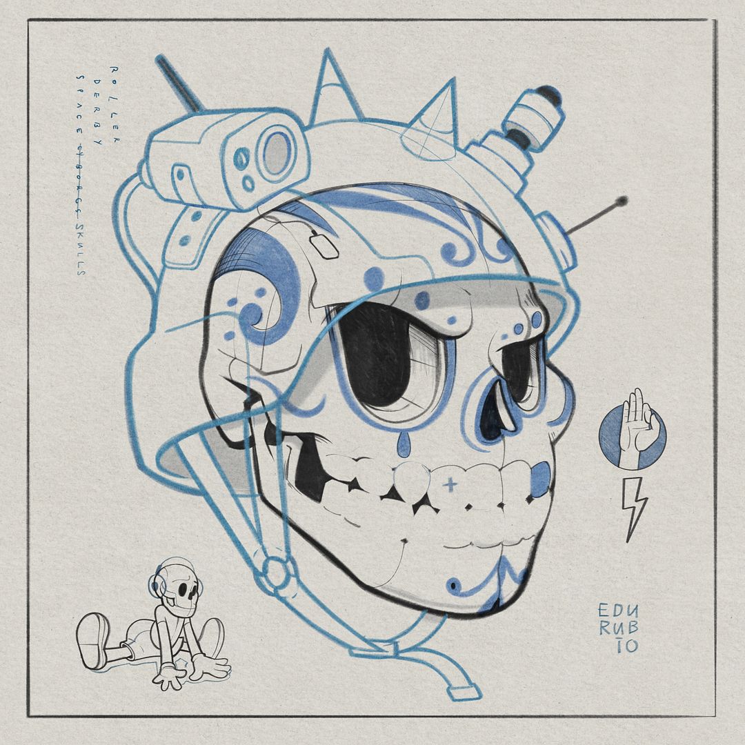 Roller Derby Skull #1