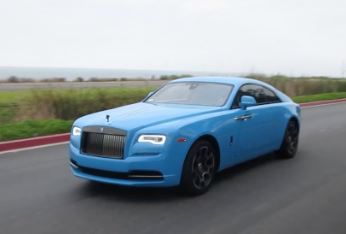 Sky Blue Rolls Royce