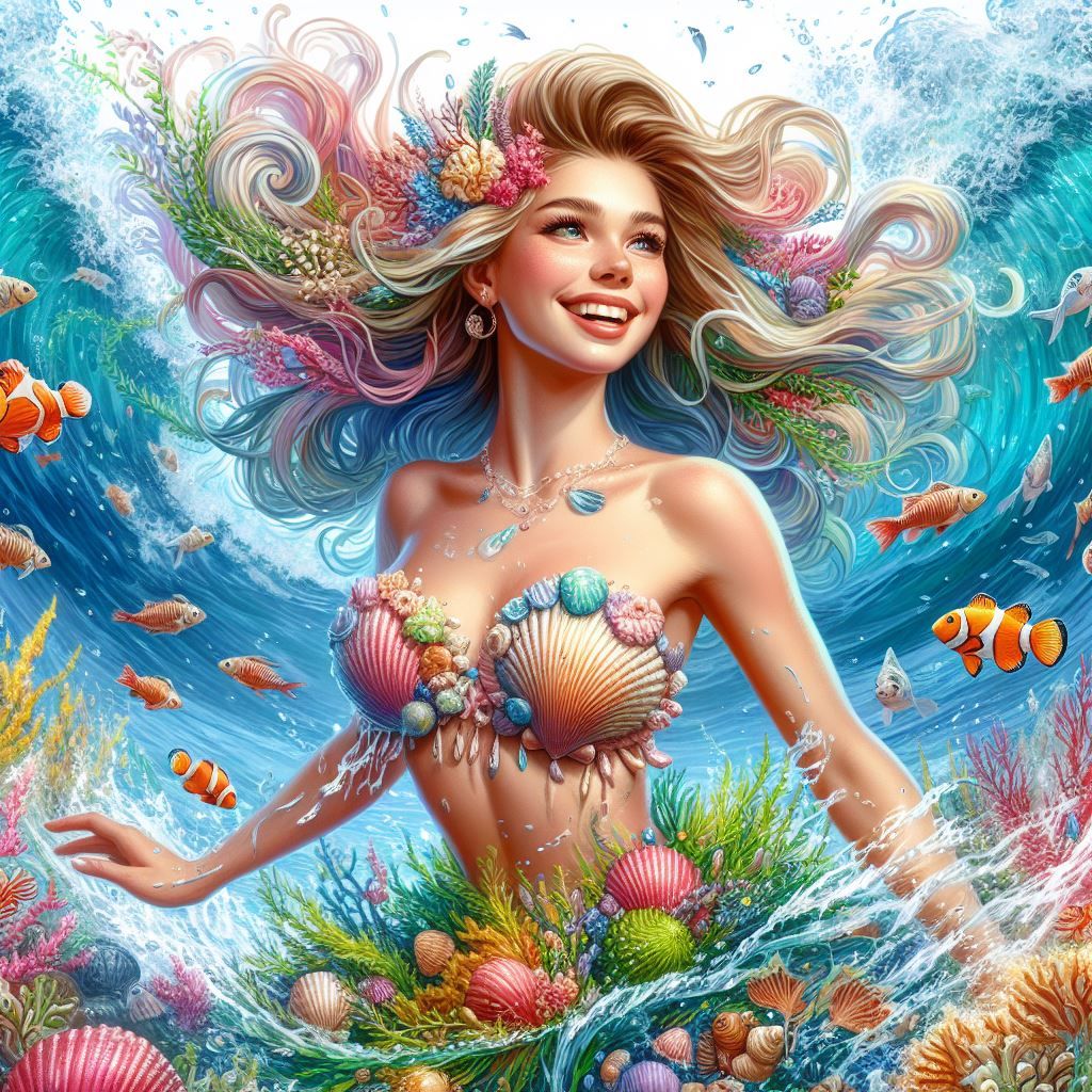 Mermaid & The Ocean (2)