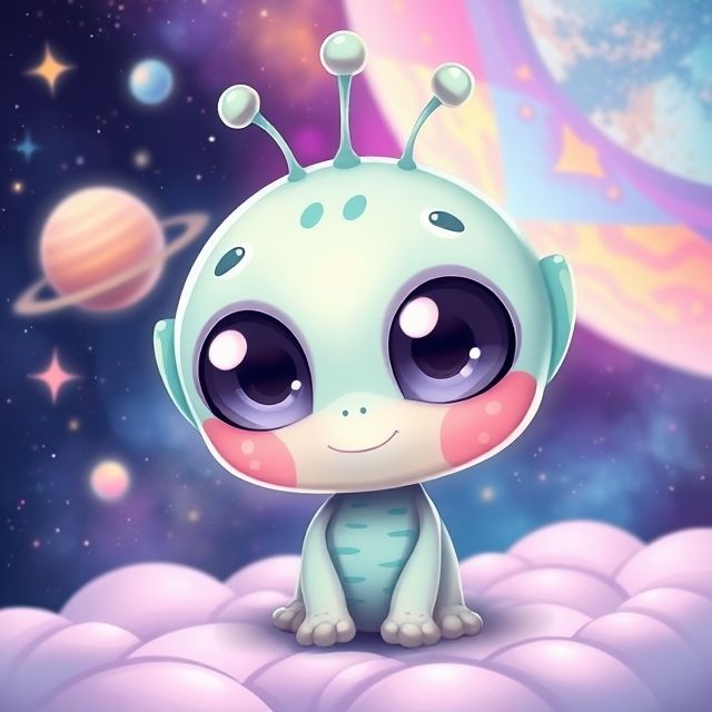 Starry Alien Friend