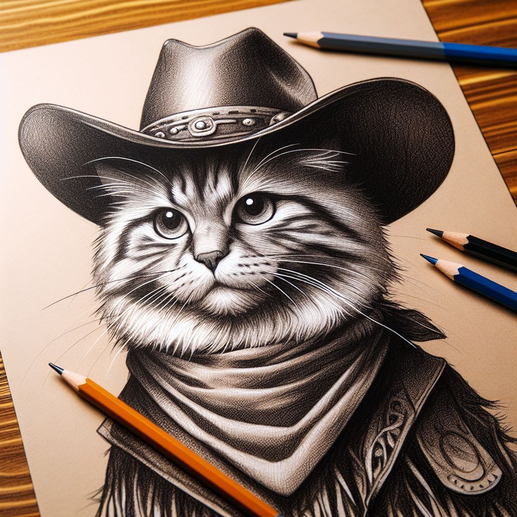 a cowboy cat