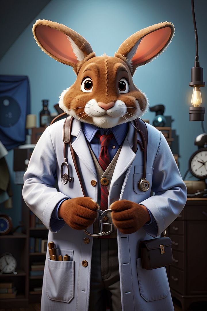 Rabbit the doctor