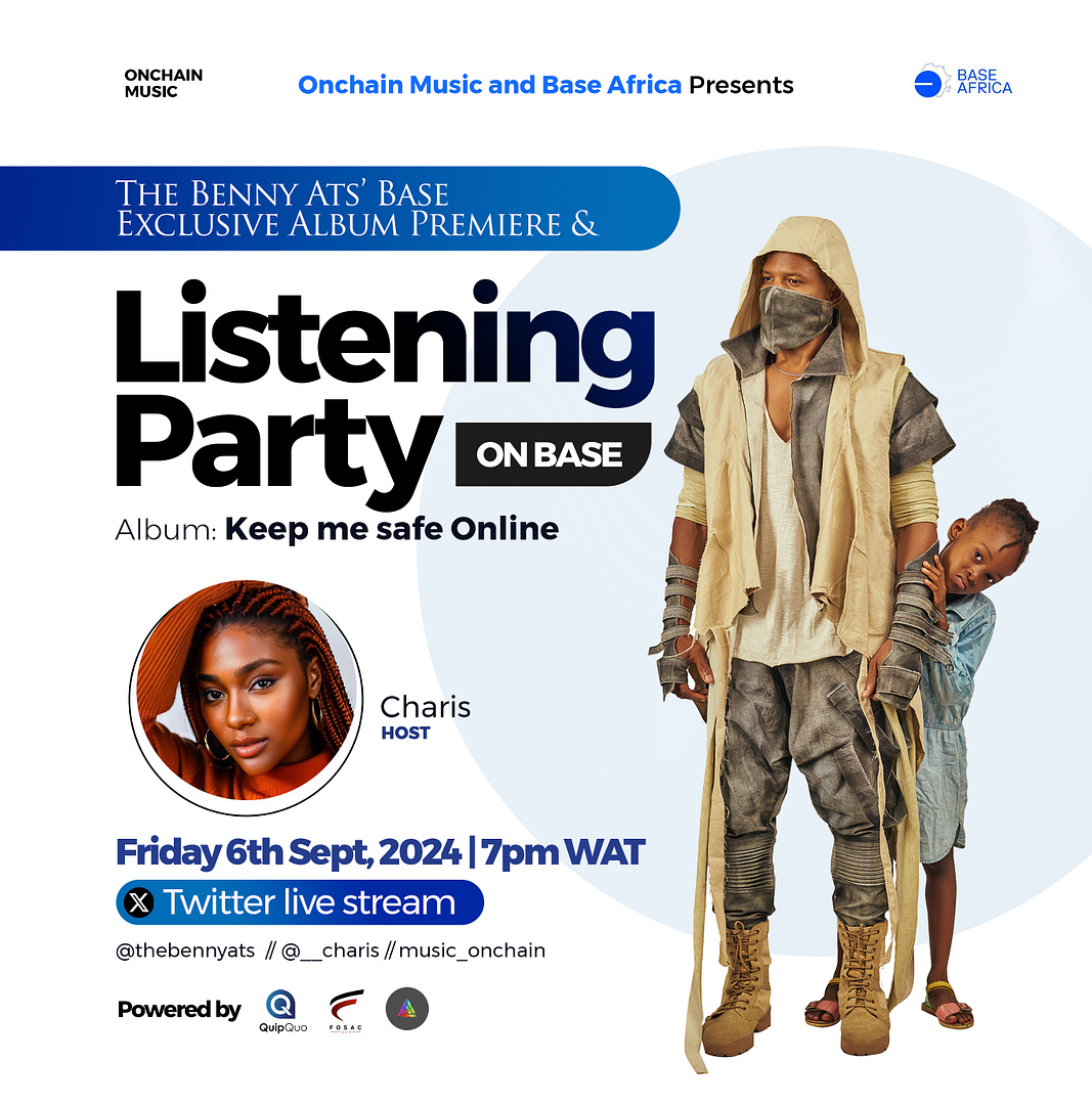 Benny Ats’ Base Exclusive Album Premiere & Listening Party Ad