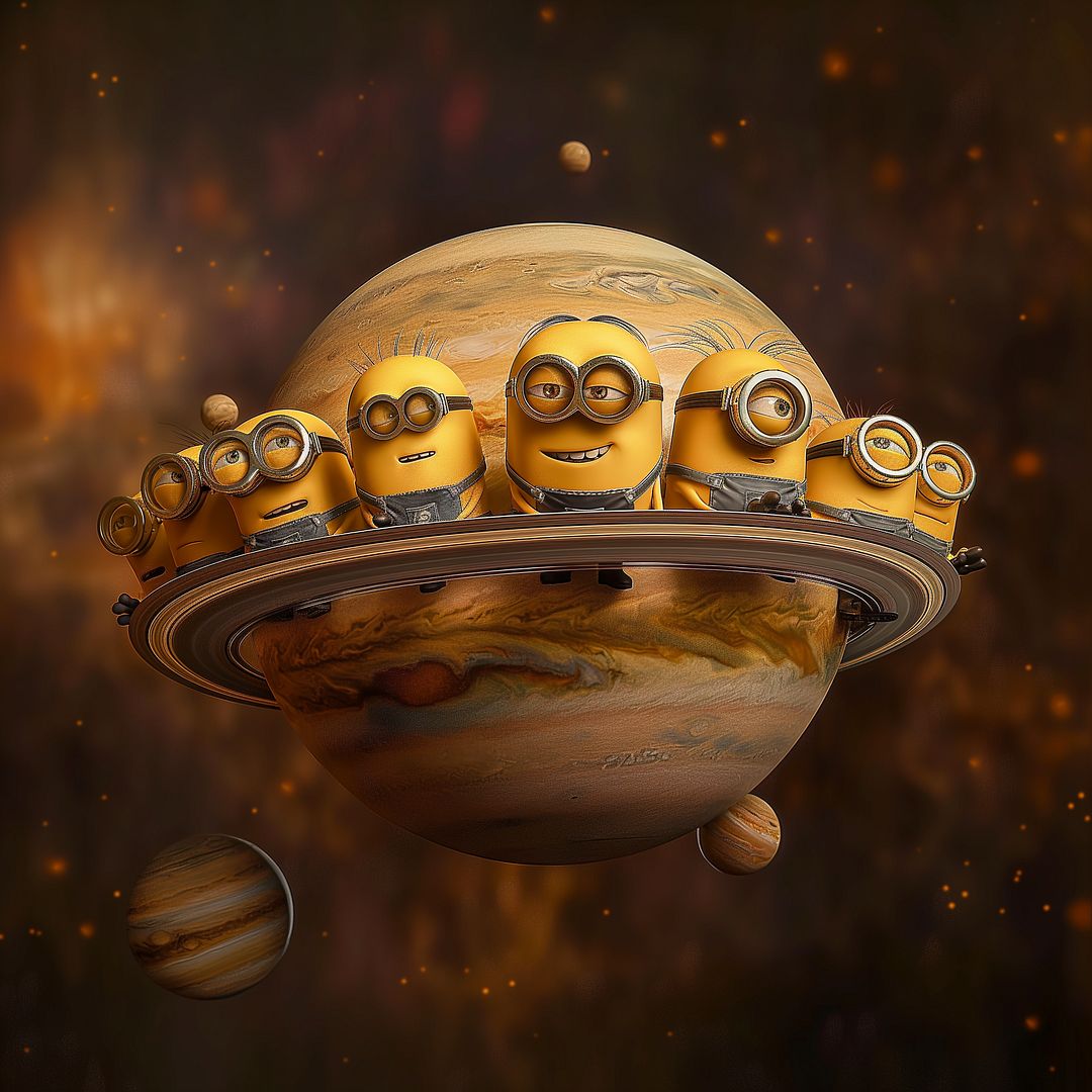 Imagine Saturn Jupiter of minions