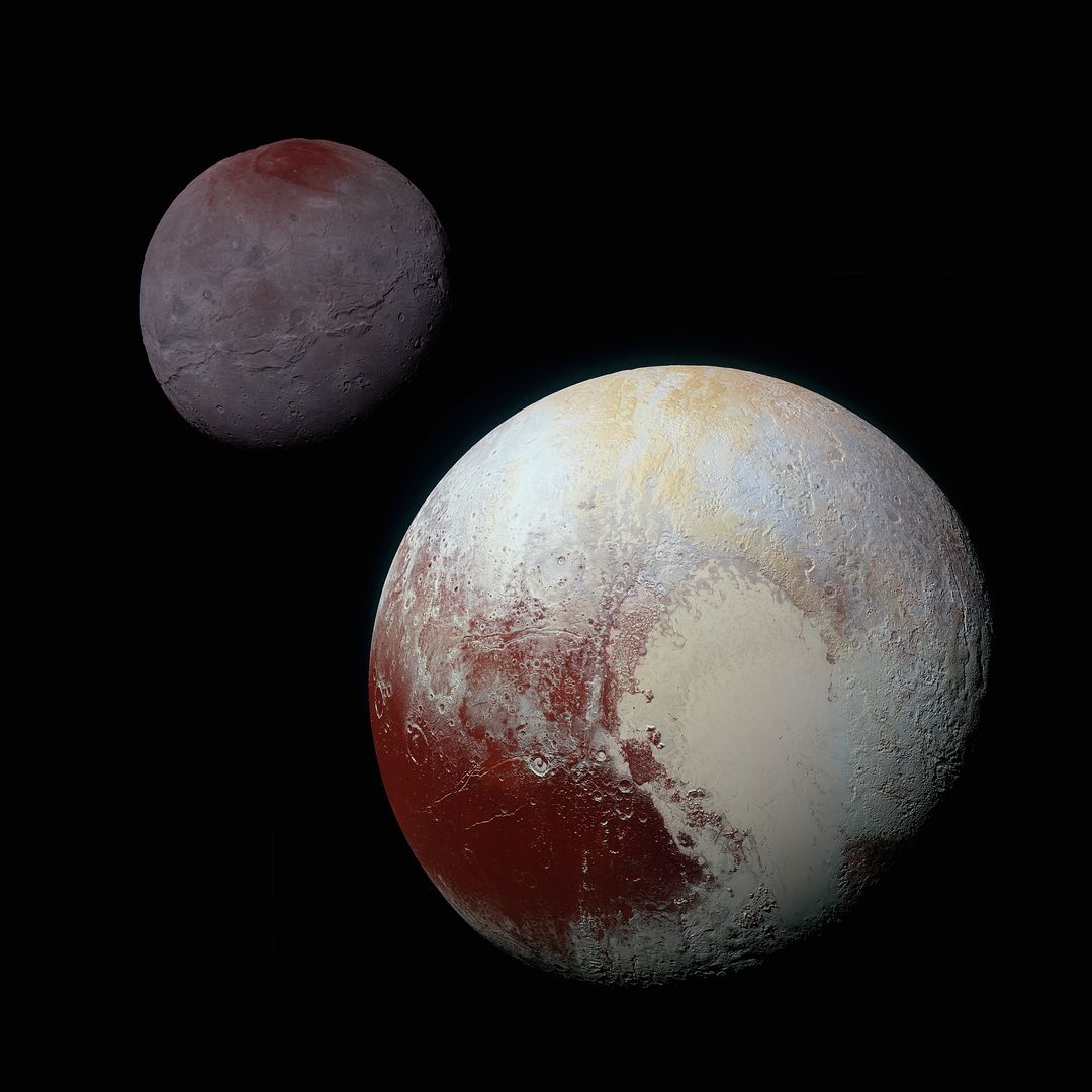 Pluto and Charon (New Horizons)