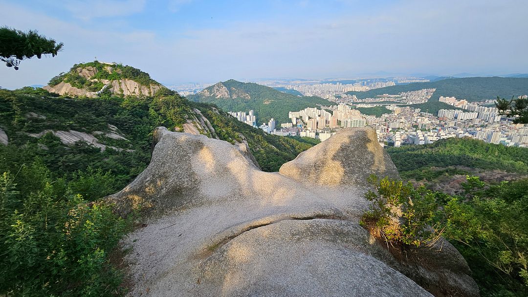 Mt. Inwangsan's Double Hump Rock!  240614 Seoul, Korea