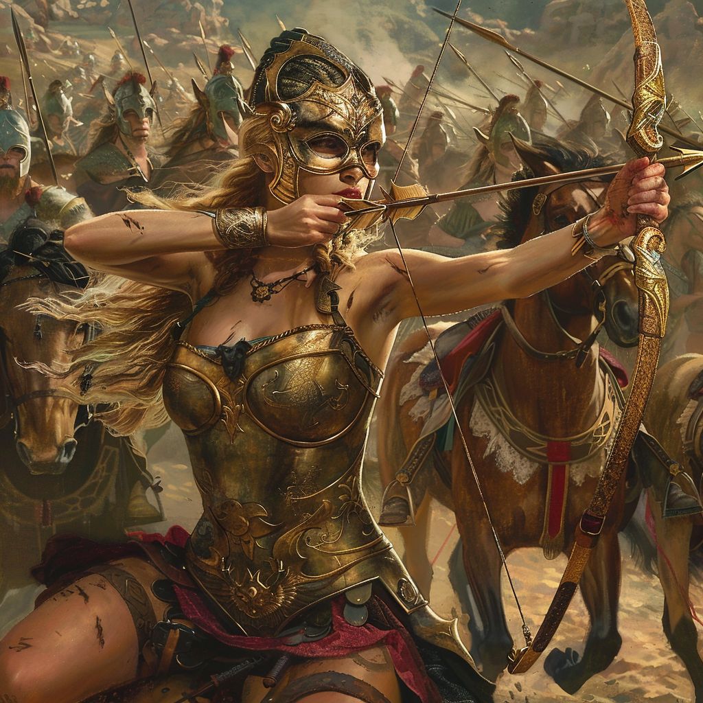 Hippolyta. Queen of the Amazons.