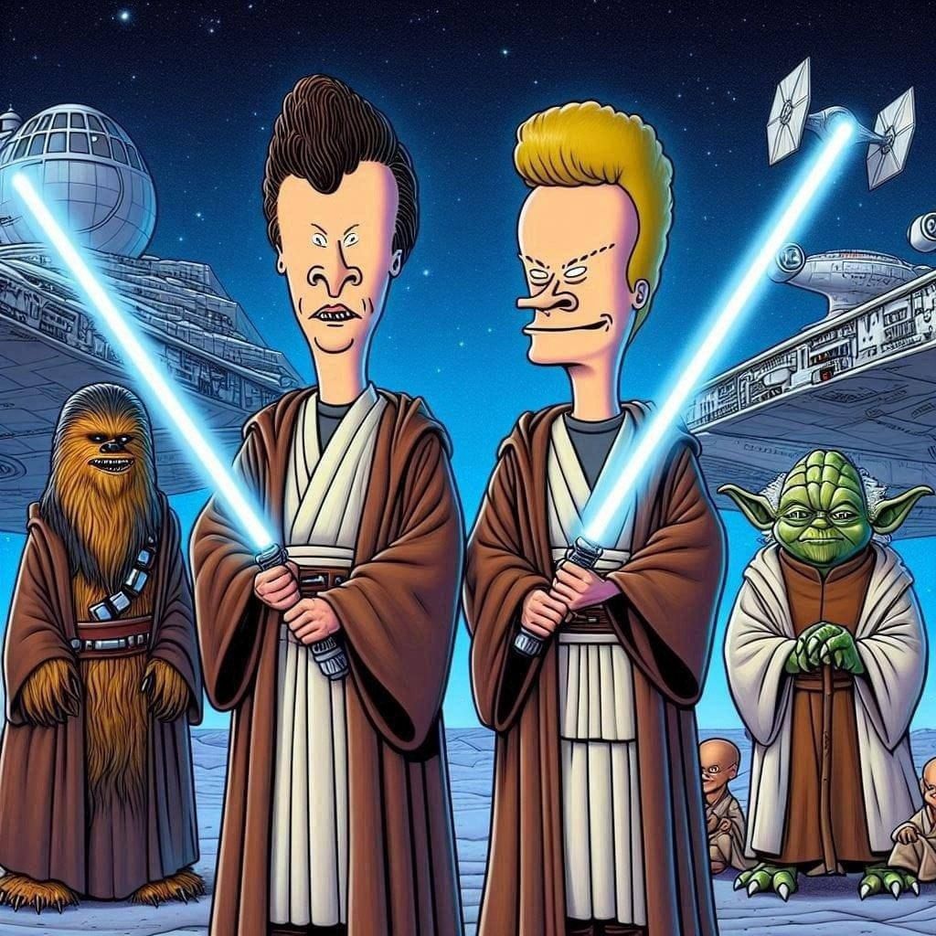 Star buttheaded Jedi