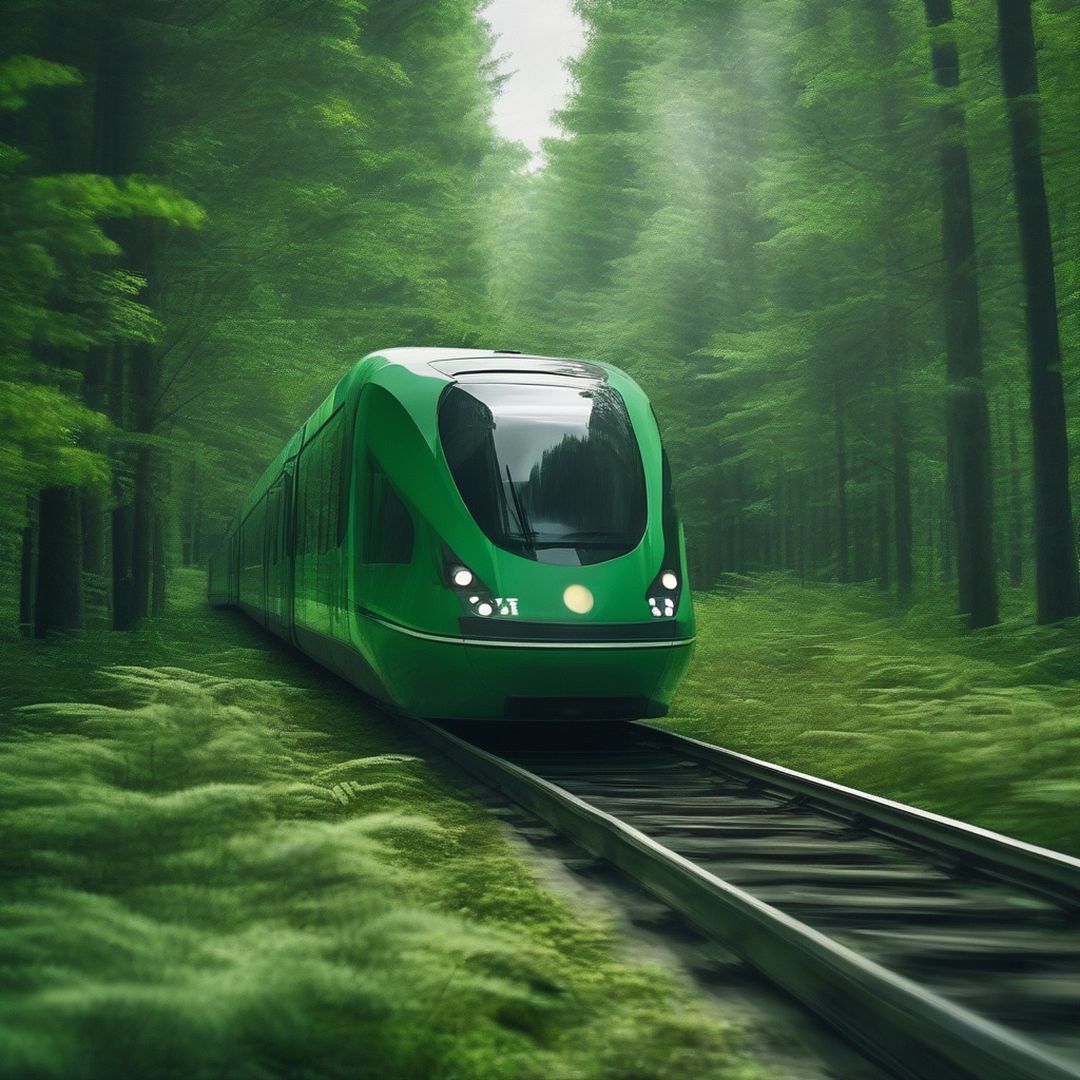 green train