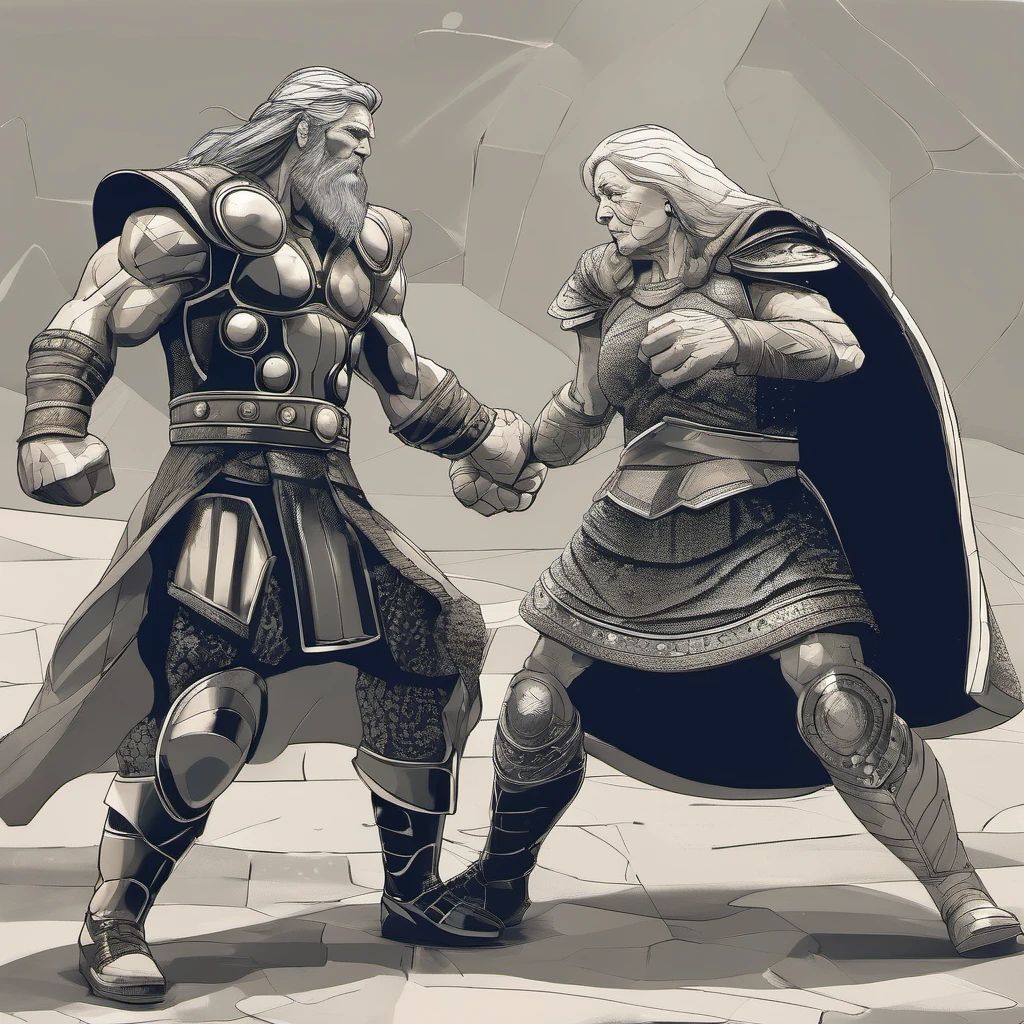 Battle between Thor and Maryla