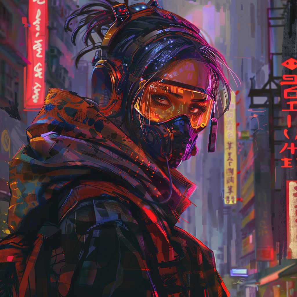 Cyberpunk girl