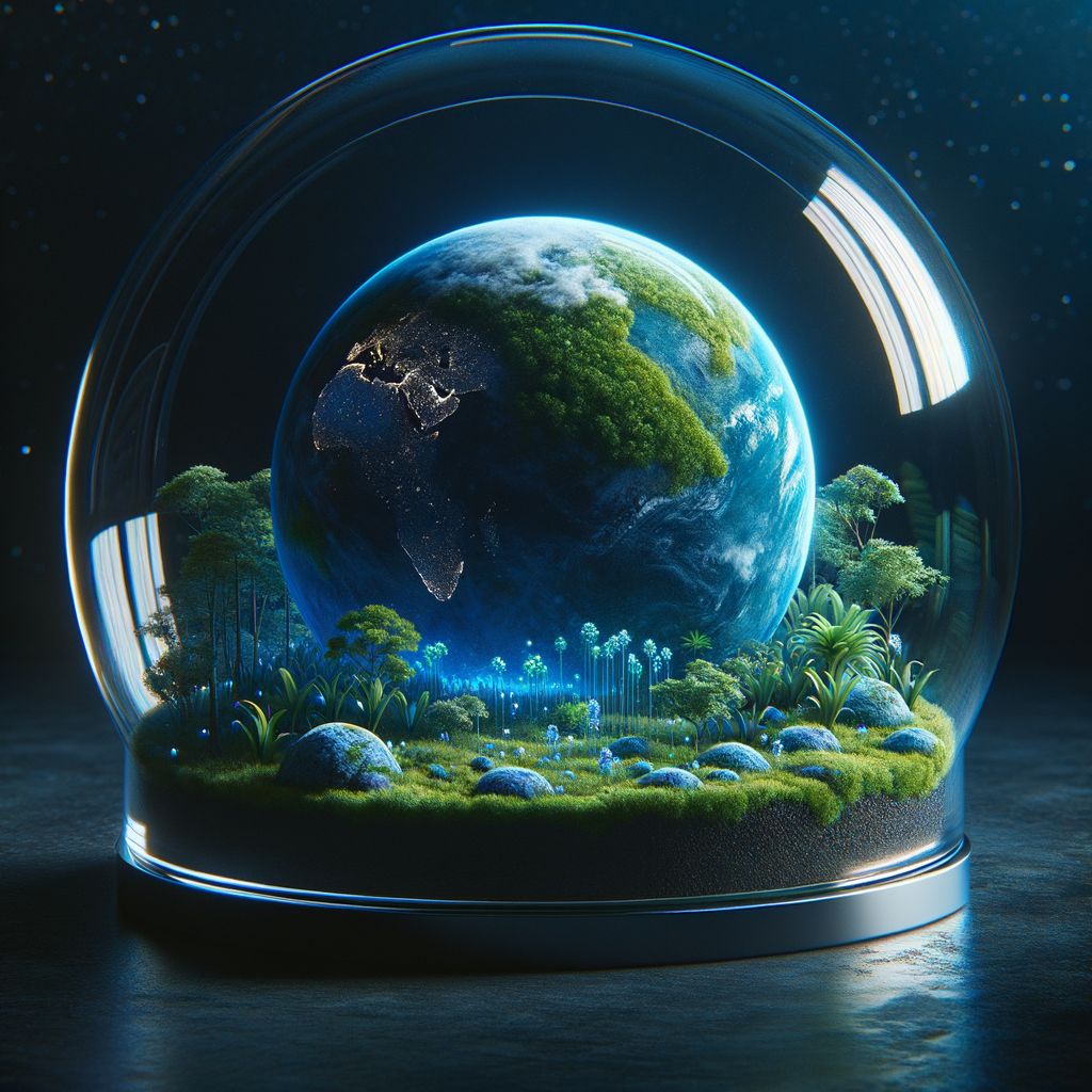 Earth in the glass #1