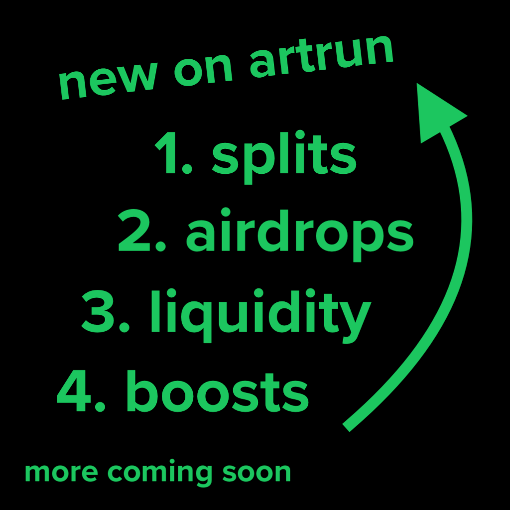 Splits, Airdrops, Liquidity, Boosts