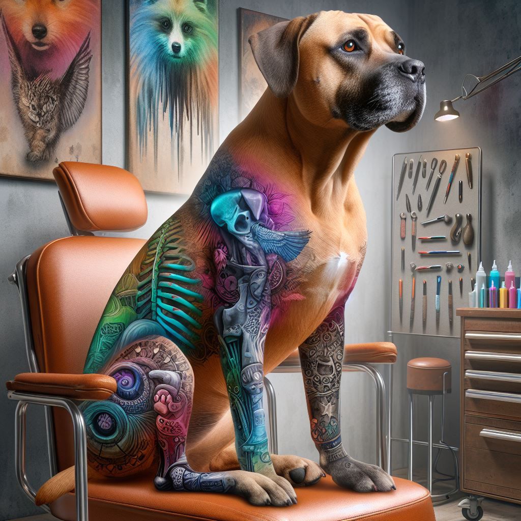 Dog tattoo