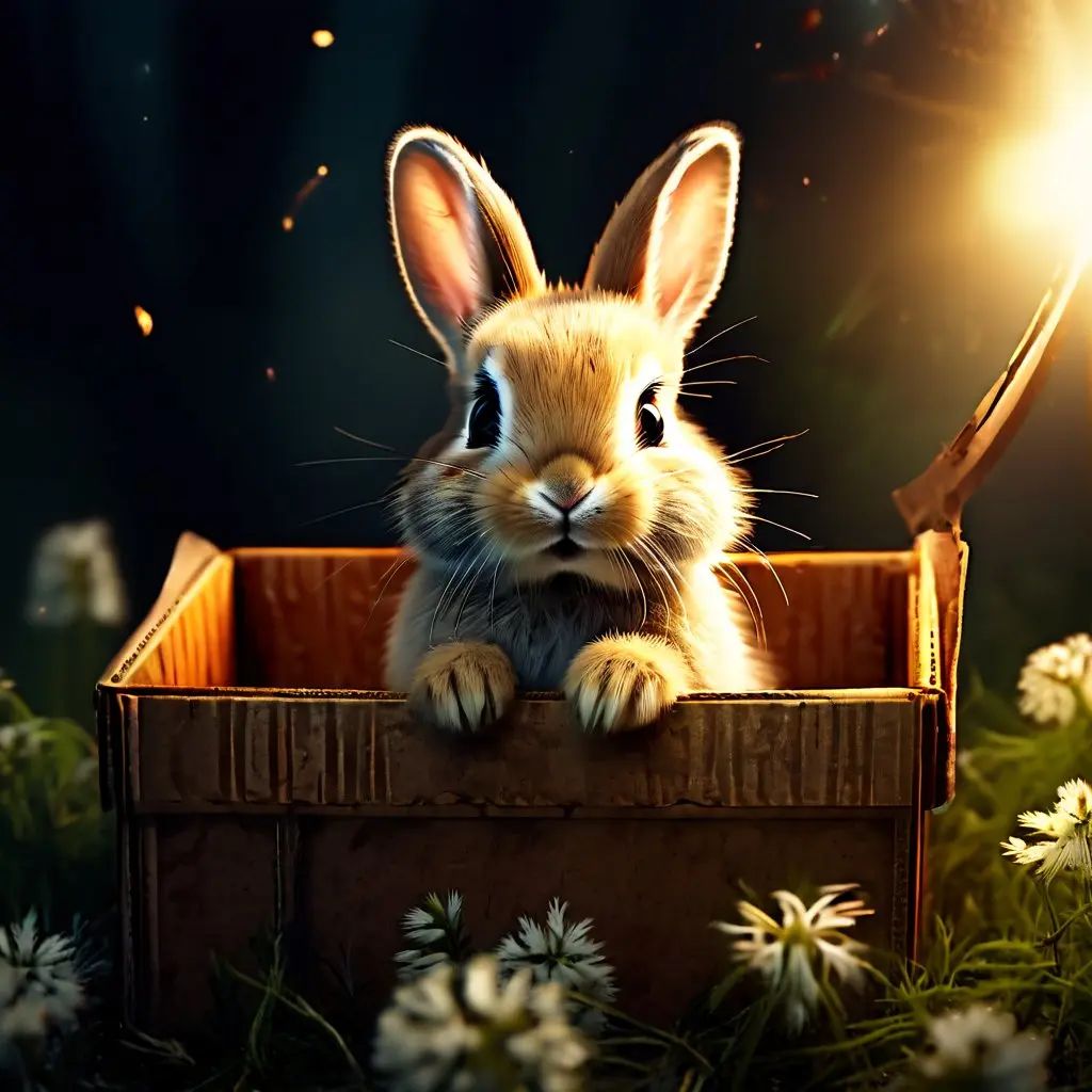 Rabbit in the box