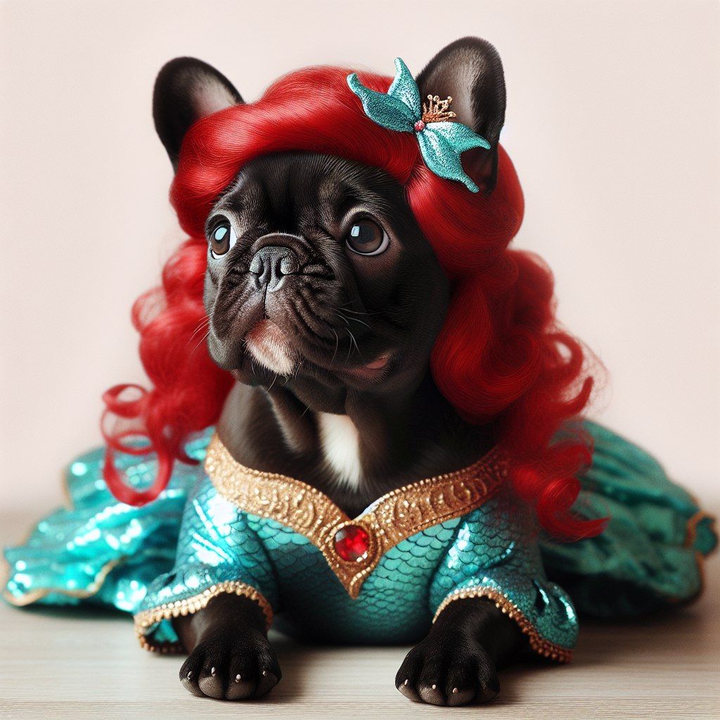 Princess Ariel. Frenchie