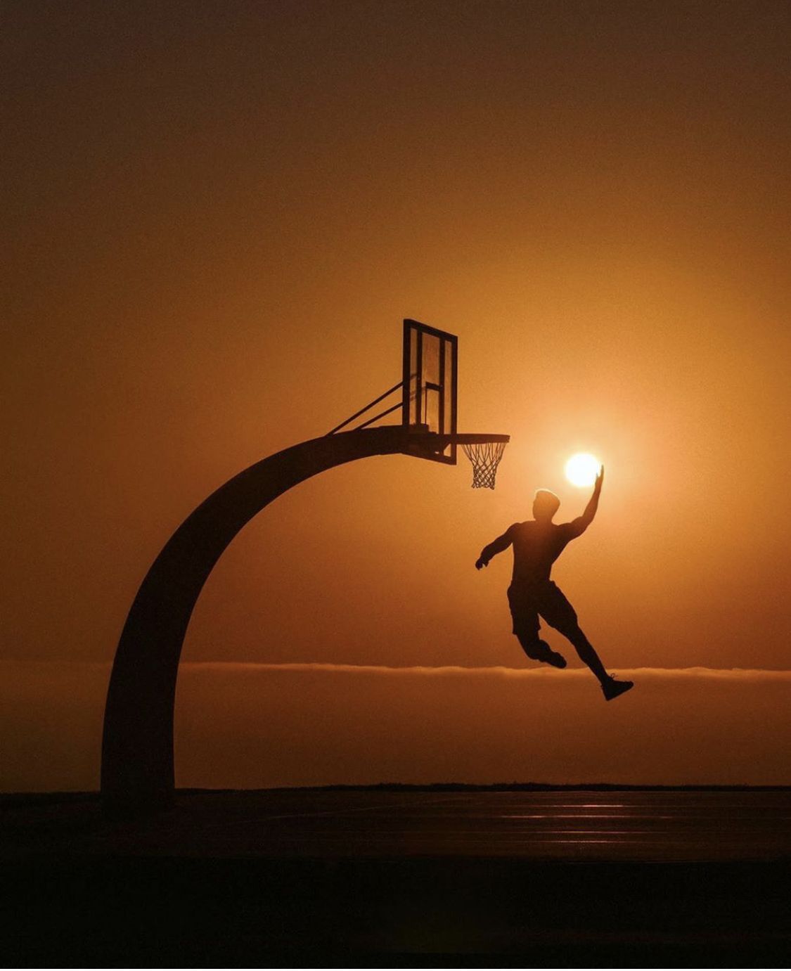 Basketball by the sun