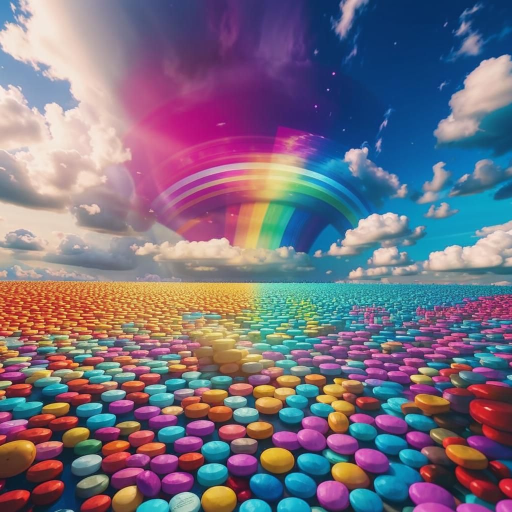 Rainbow pills